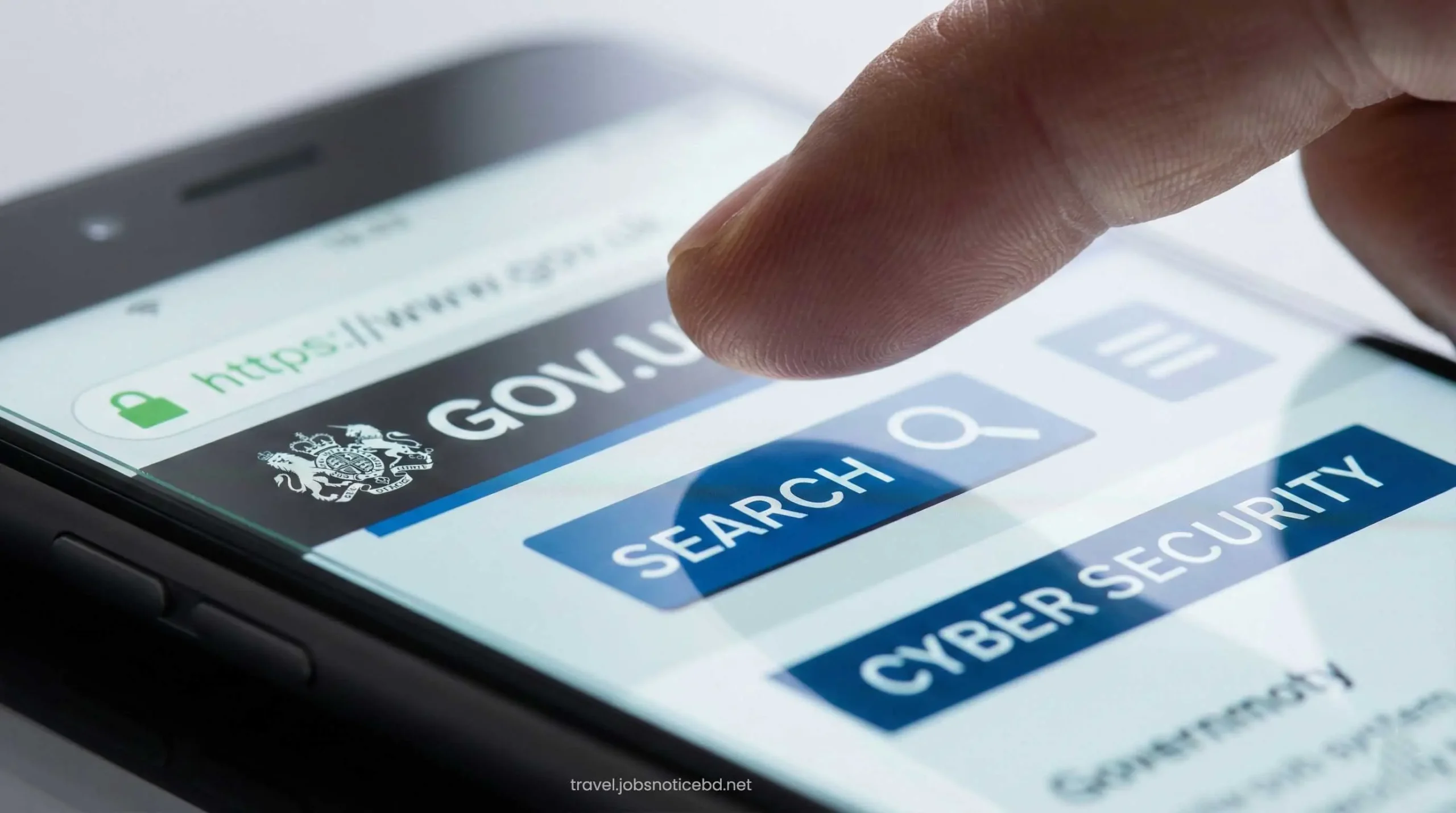 Smartphone screen showing UAE visa fine checking portal.