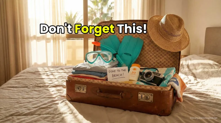 Packing checklist for family staycation in UAE.