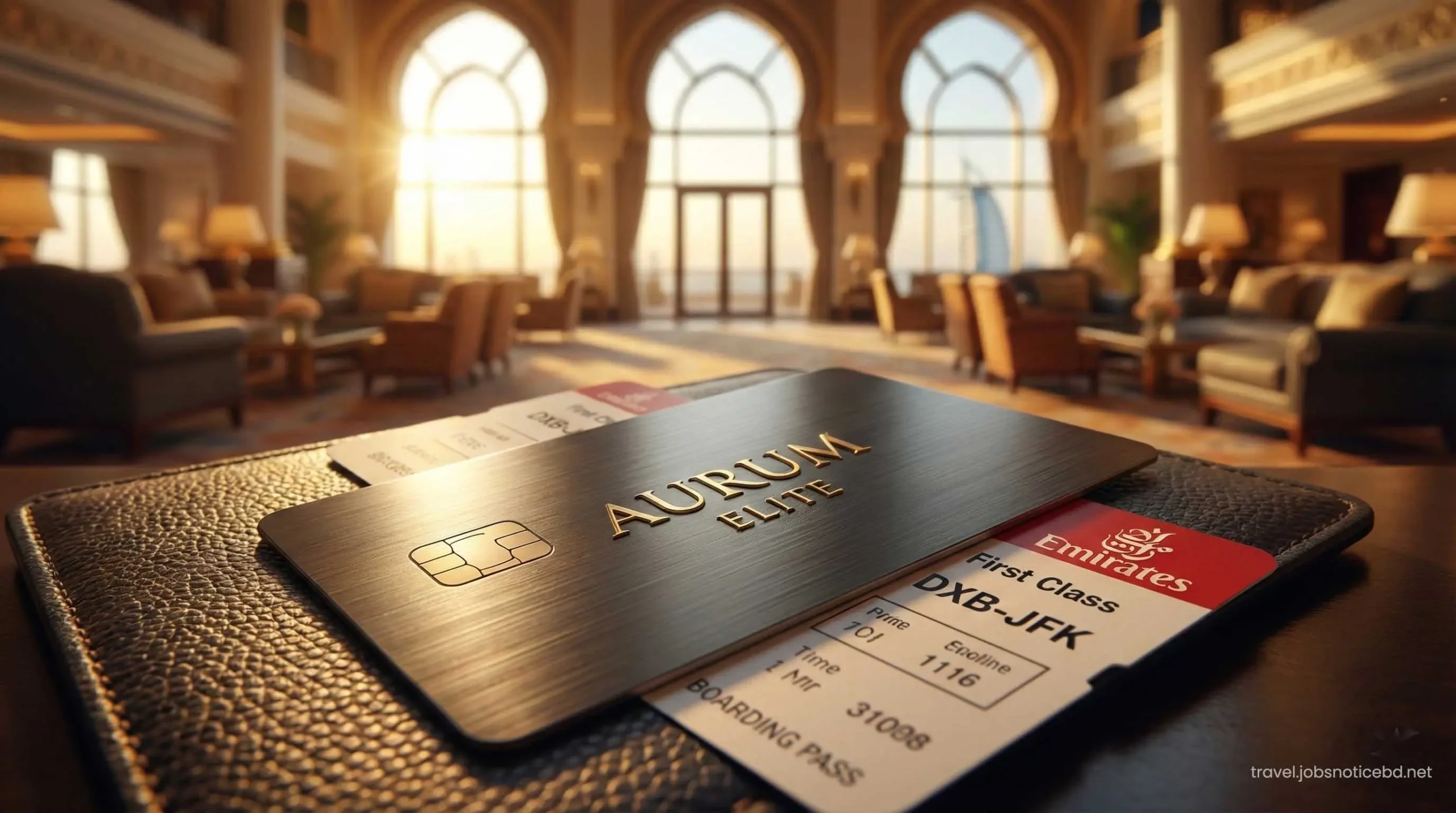 Premium UAE travel credit card for free hotel upgrades and air miles.