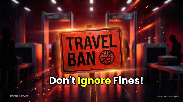 Consequences of unpaid UAE visa fines and travel ban.