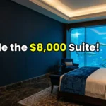 Inside the $8,000 per night Atlantis Underwater Suite in Dubai.