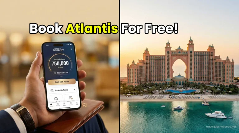 Using Marriott Bonvoy points for a free stay at Atlantis Dubai.